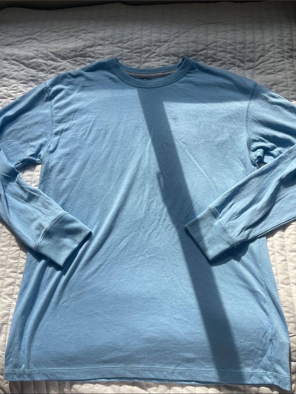 Architect Light Blue Long-Sleeve Crewneck Tee